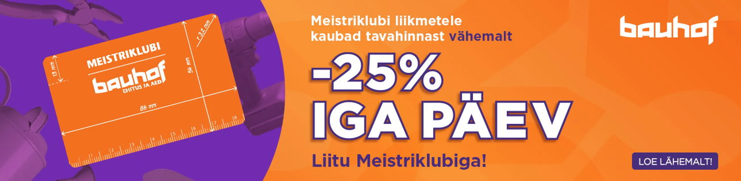 Meistriklubi liikmetele kaubad tavahinnast vähemalt -25% IGA PÄEV Liitu Meistriklubiga!
