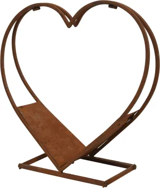 PUUKORV SÜDAME KUJULINE RUSTIK 53X19X52CM